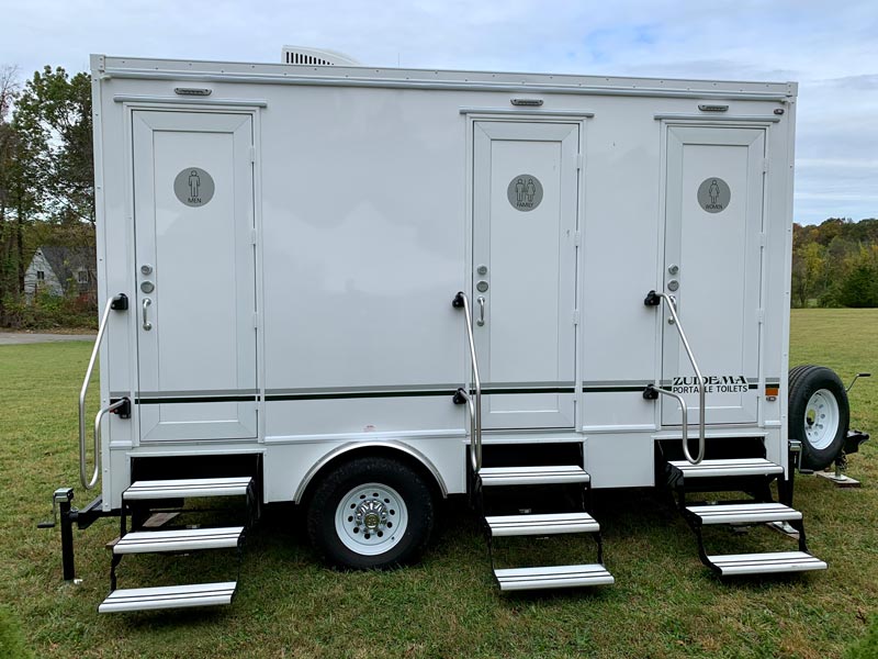 3 Station Potable Toilets in NY & NJ